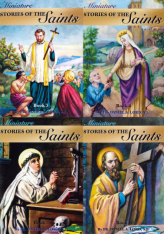 Miniature Stories of the Saints Set of Four